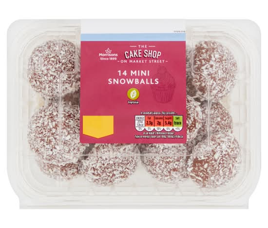 Morrisons Cake Shop Mini Snowballs (14 pack)