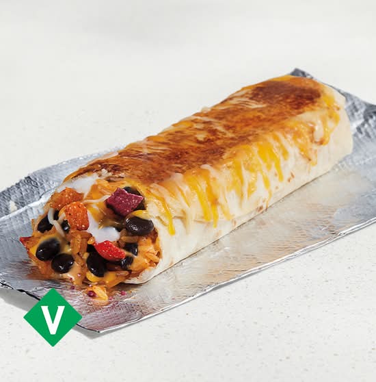 Black Bean Grilled Cheese Burrito - Black Beans