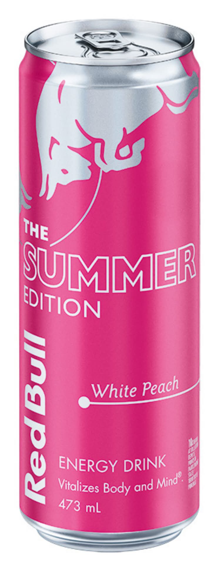Red Bull The Summer Edition Energy Drink, White Peach (473mL)