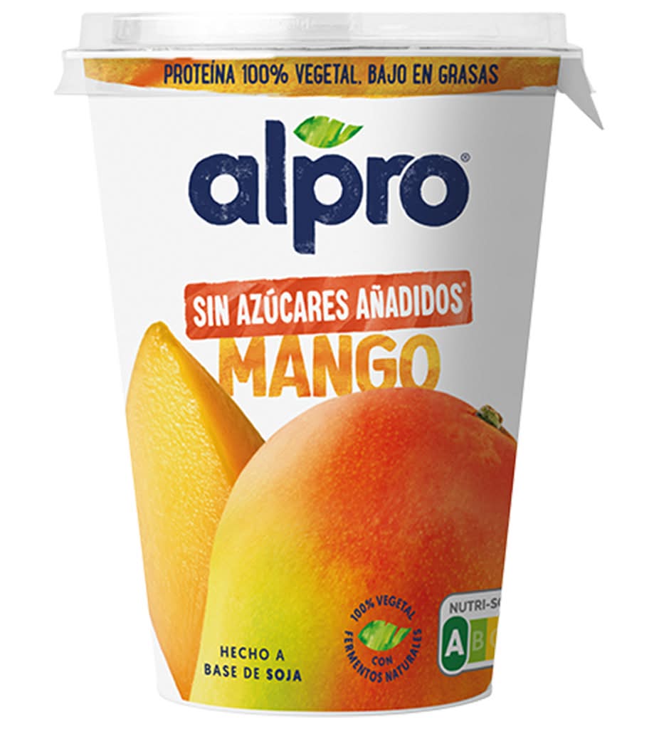 Alpro  - Yofu soja e manga sem aÃ§Ãºcar adicionado, de 400g