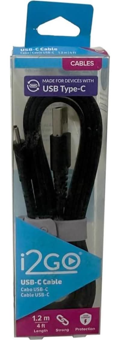 Cable L2Go Usb-C A Usb-A De 1.2M Carga Rápida 1 Un