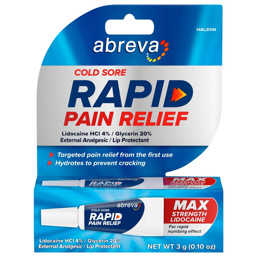 Abreva Rapid Pain Relief (3 g)