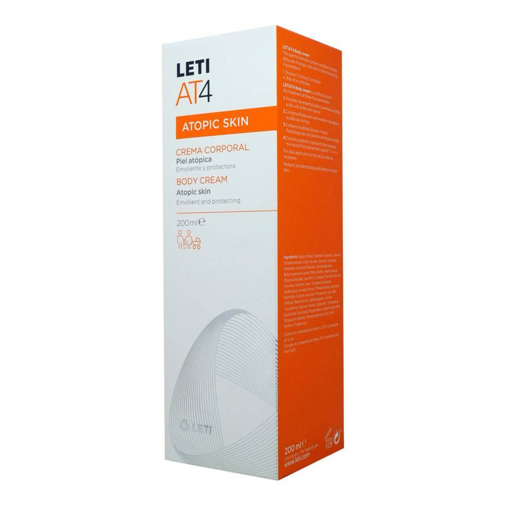 Laboratorios leti letiat4 crema corporal (tubo 200 ml)