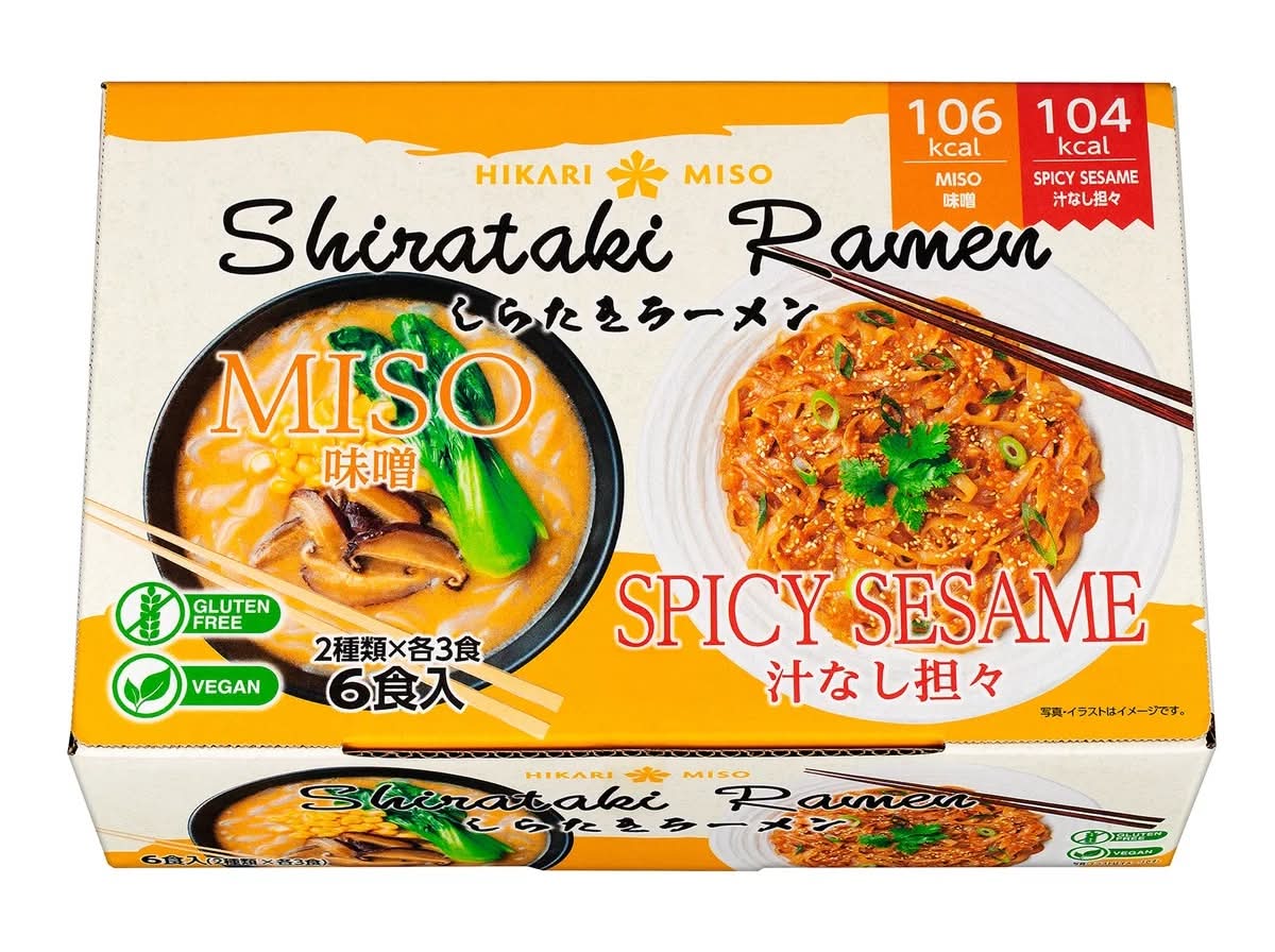 ひかり味噌 しらたきラーメン 味噌ｘ3 汁なし坦々ｘ3