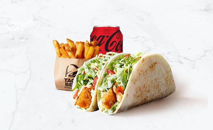 Double Crispy Chicken Taco Combo