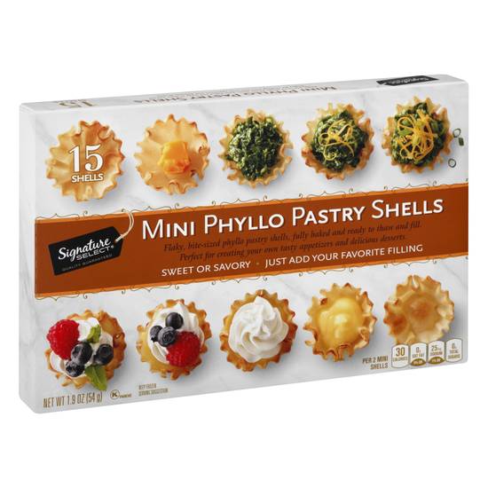 Signature Select Mini Phyllo Pastry Shells (15 ct)