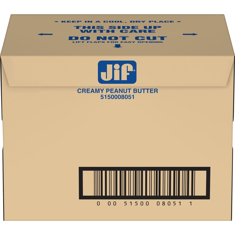 Jif Creamy Butter Plastic Portion Control Cups, Peanut (0.75 oz, 200 ct)