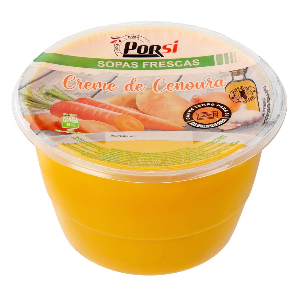 PorSi - Creme de Cenoura, 800g