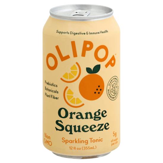 Olipop Prebiotic Soda Pop (12 fl oz) (orange squeeze)