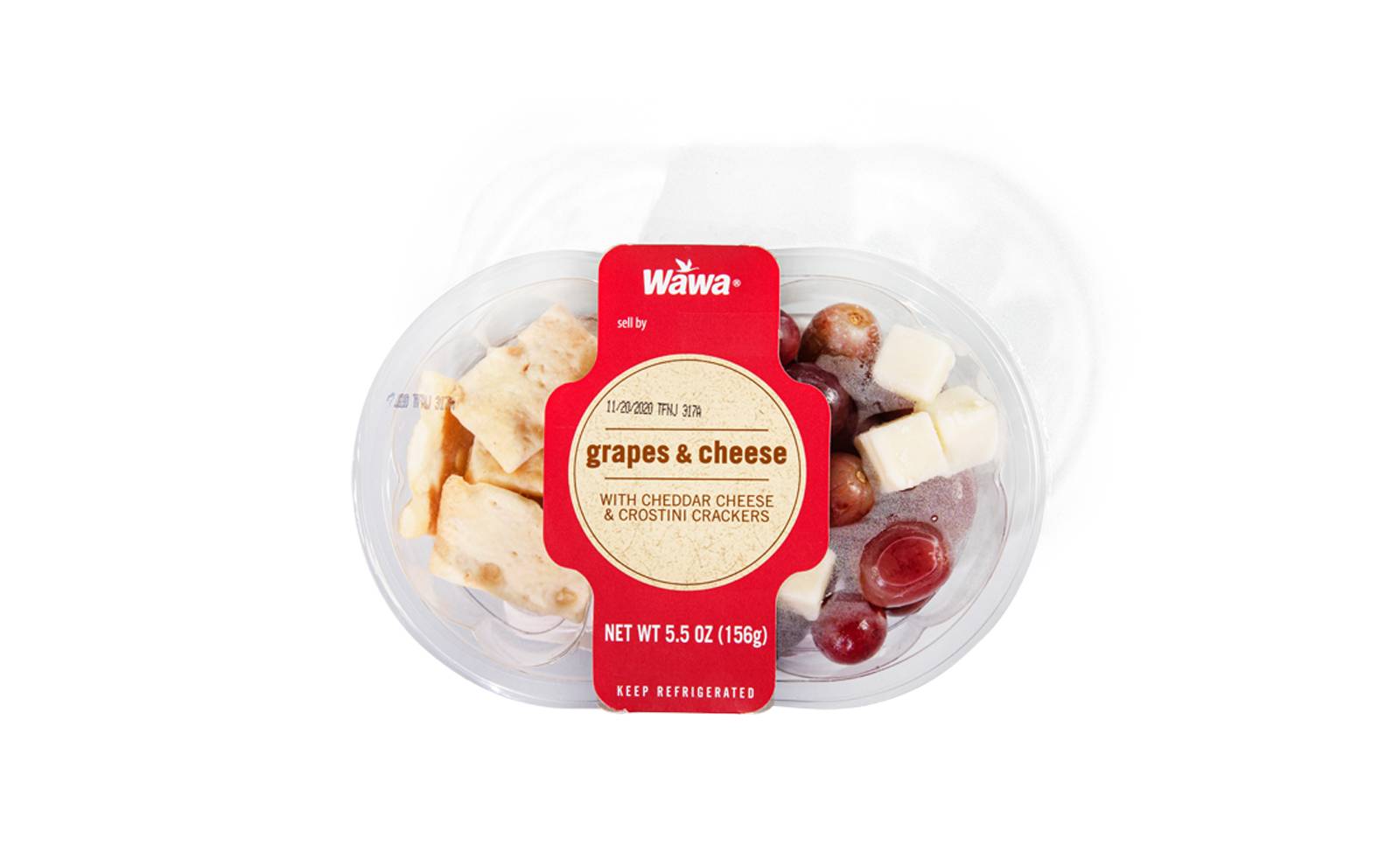 Wawa Grapes & Cheese With Crackers