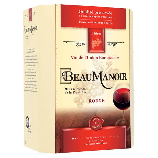 Beaumanoir - Vin rouge de l'union europeenne (5 L)