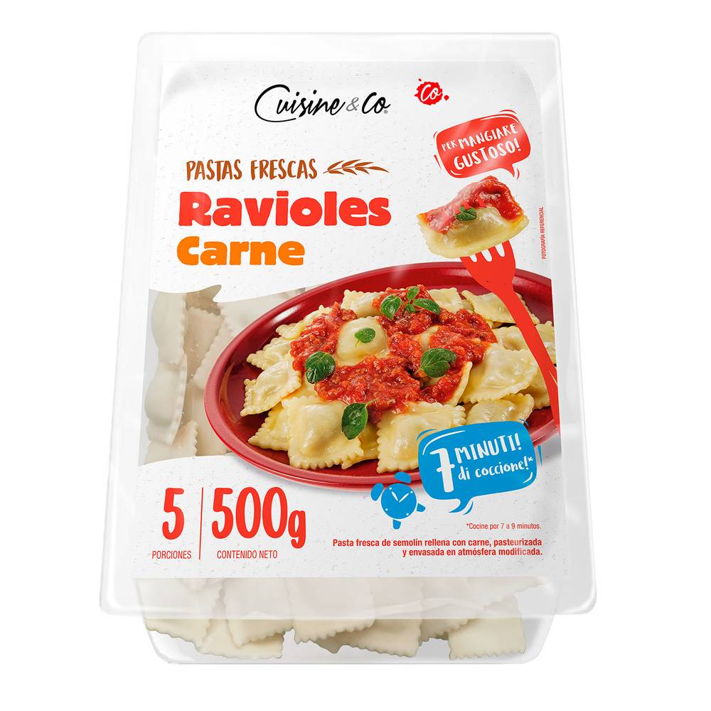 Cuisine & co ravioles carne (500 g)