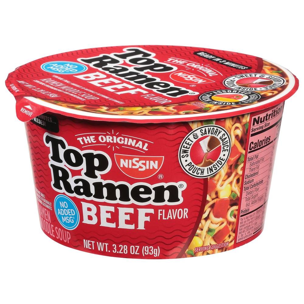 Nissin Top Ramen Beef Noodle Soup