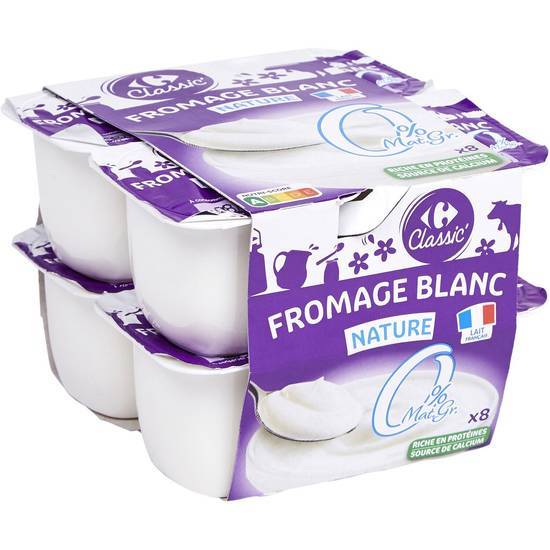 Carrefour Classic' - Fromage blanc nature