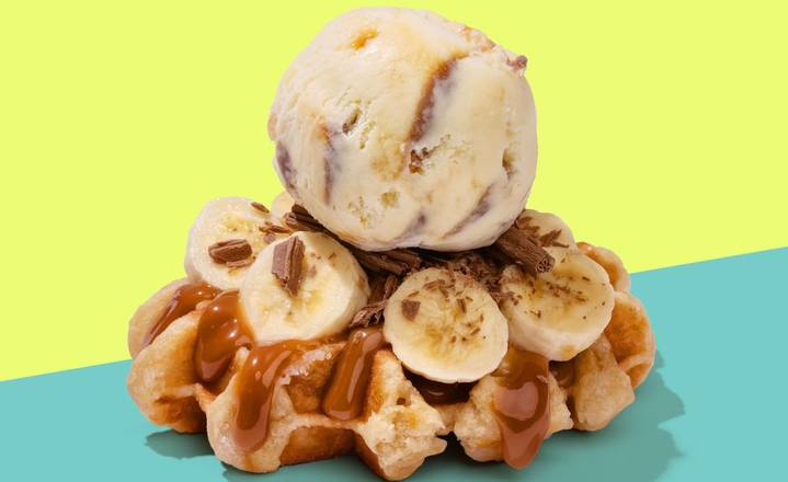 The "Curious George" Ice Cream Waffle