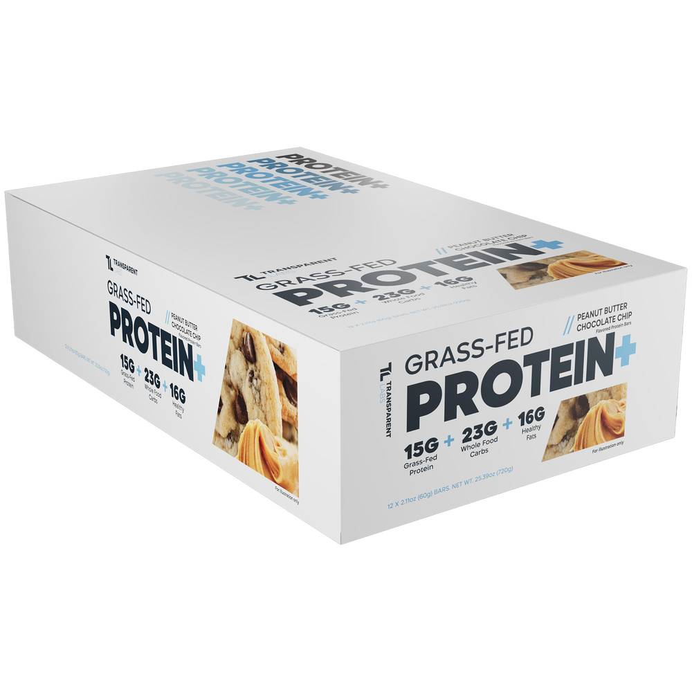 Transparent Labs Grass-Fed Protein Bar Peanut Butter Chocolate Chip (2.11 oz)