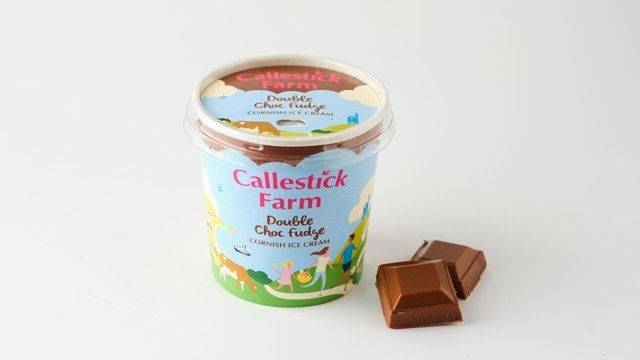 Mini Pot of Callestick Double Chocolate Fudge (125ml) (V)