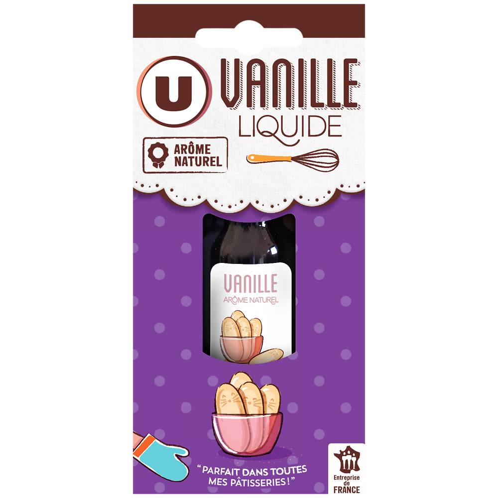 U - Arôme naturel vanille  ( 20 ml)