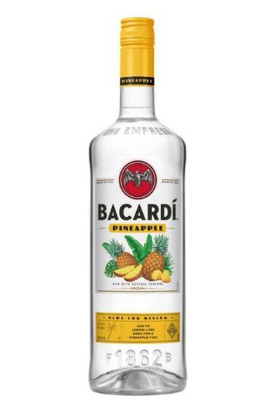 Bacardí Pineapple Flavored White Rum (750ml bottle)