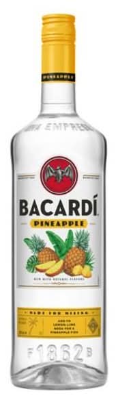 Bacardí Pineapple Flavored White Rum (750 ml)