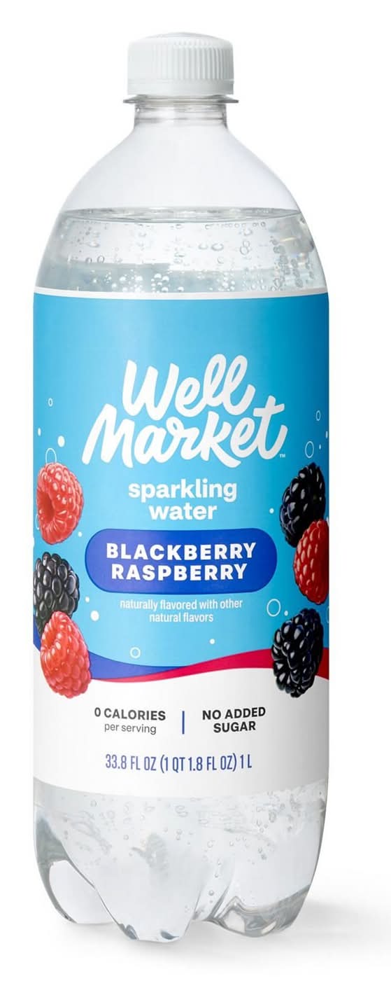 Gold Emblem Unsweetened Sparkling Water, Blackberry-Raspberry (33.8 fl oz)