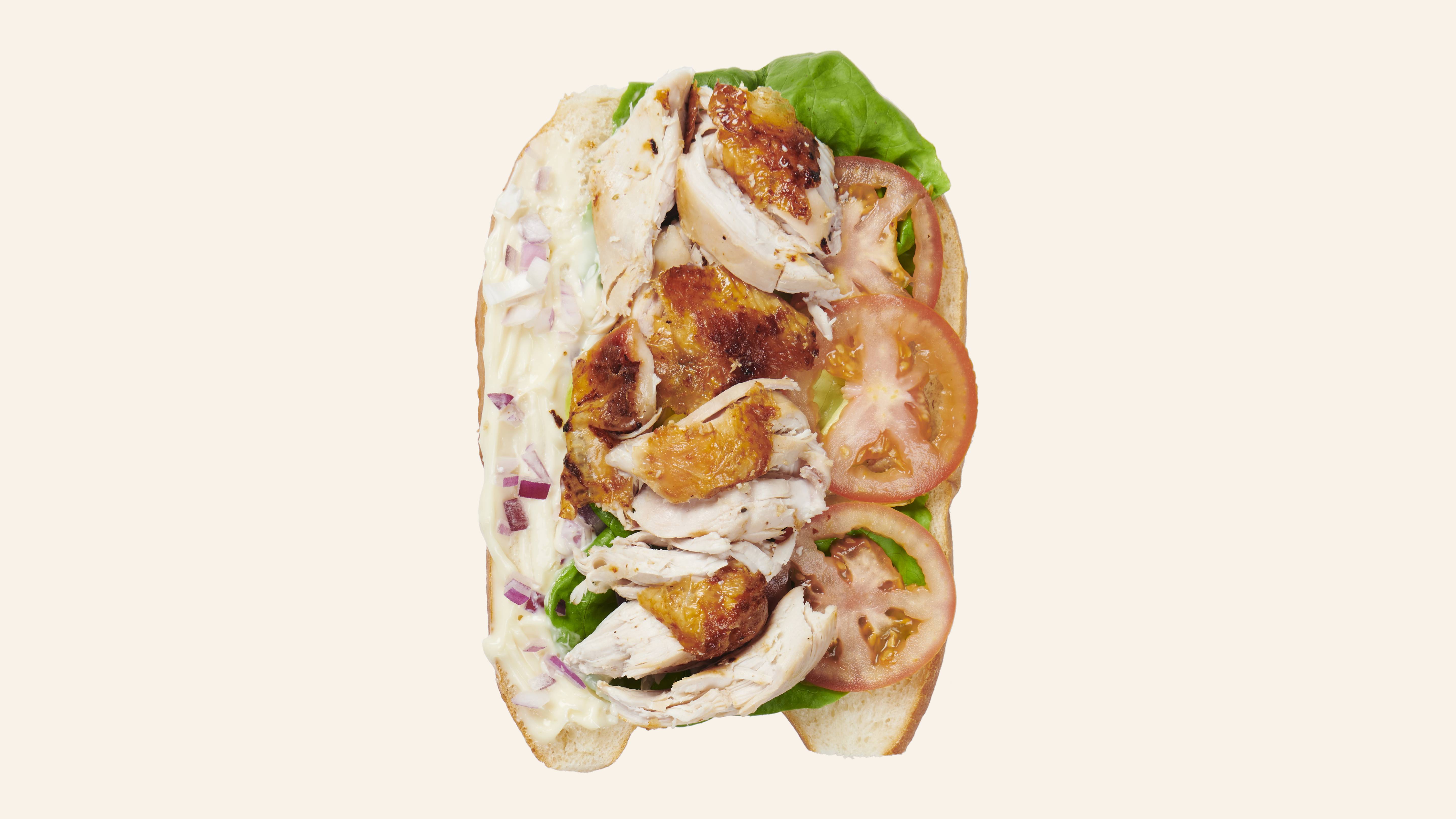 Chicken & Salad Roll