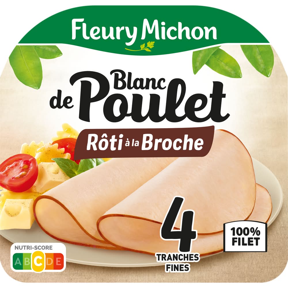 Fleury Michon - Blanc de poulet rôti à la broche (4)