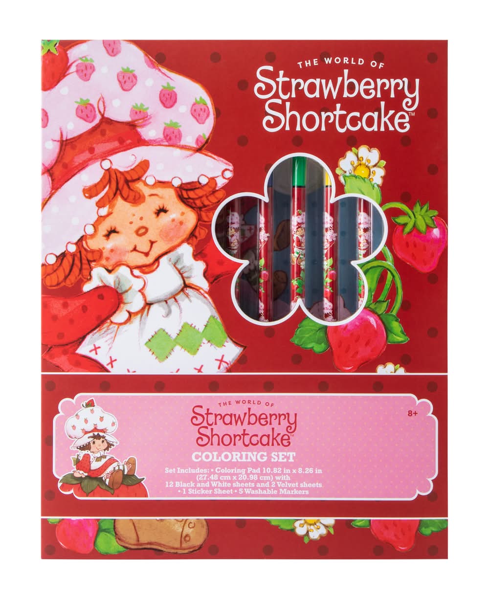 Licensed Coloring Set Strawberry Shortcake