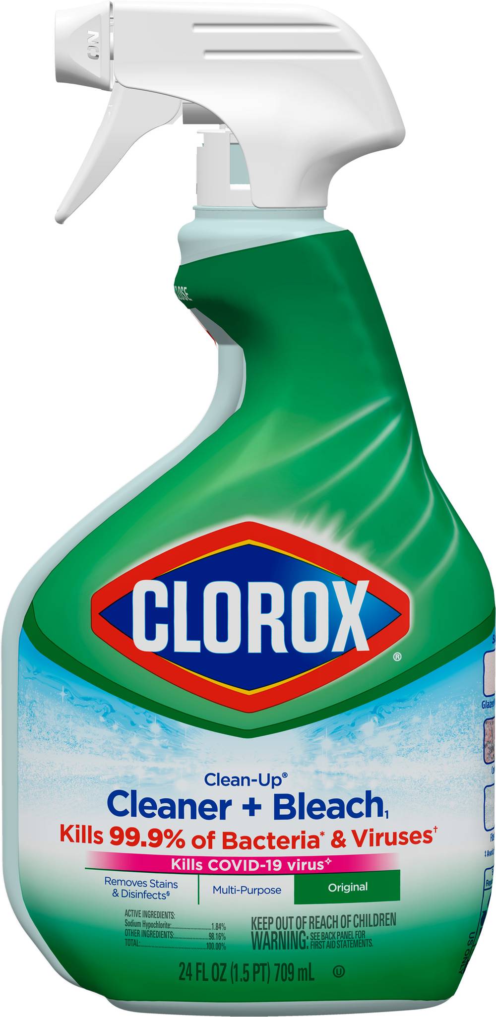 Clorox All Purpose Cleaner With Original Bleach Spray (24 fl oz)