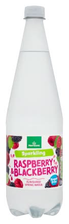 Morrisons Raspberry & Blackberry, Sparkling Spring Water (1L)