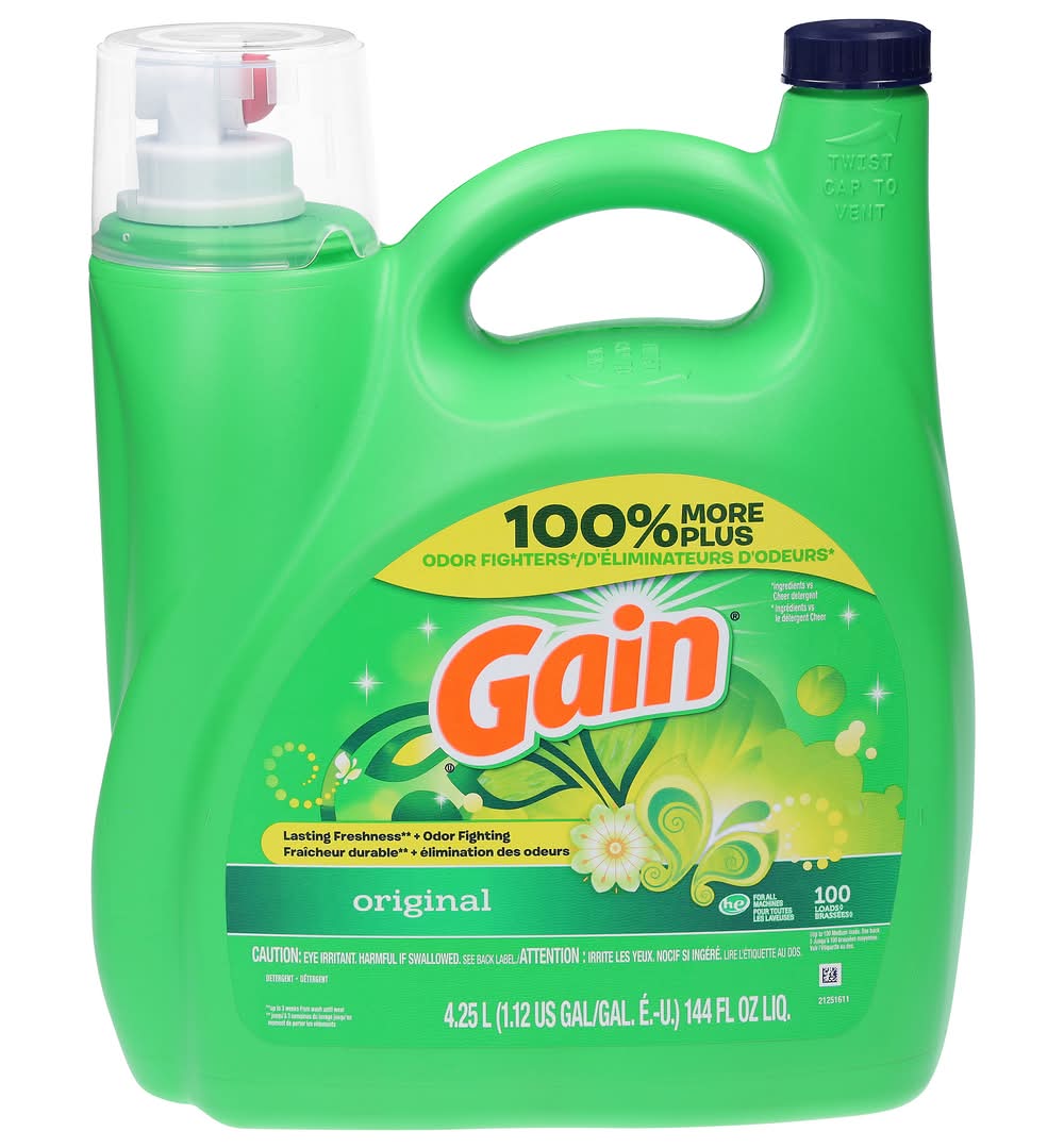 Gain Liquid Laundry Detergent, Original (144 fl oz)