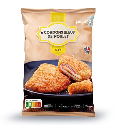 6 cordons bleus de poulet