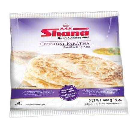 Shana paratha original (400 g) - original paratha (400 g, 5 ct)