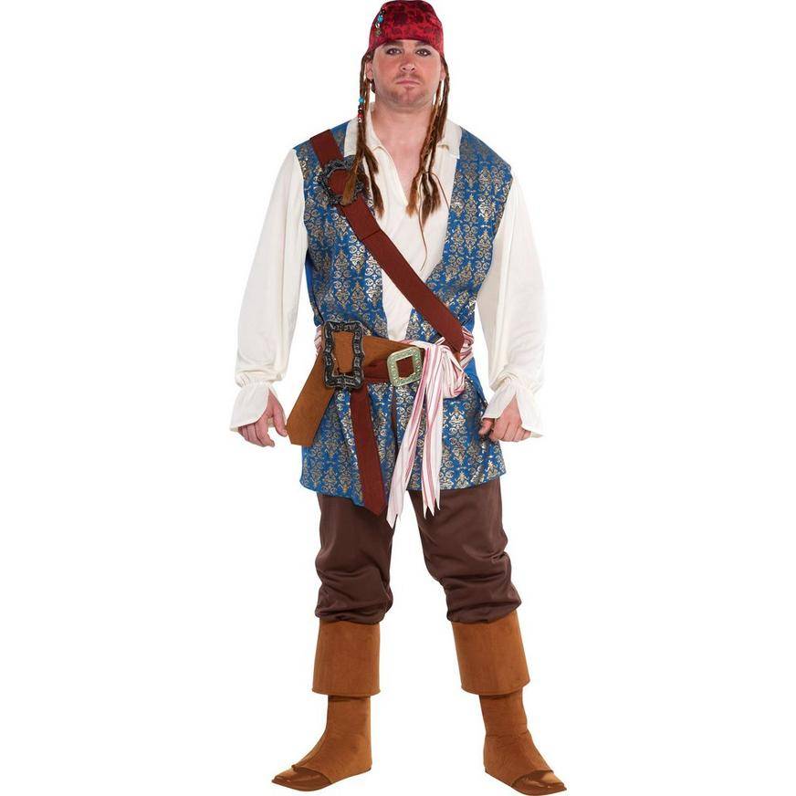 Adult Jack Sparrow Pirate Costume Plus Size - Size - Plus