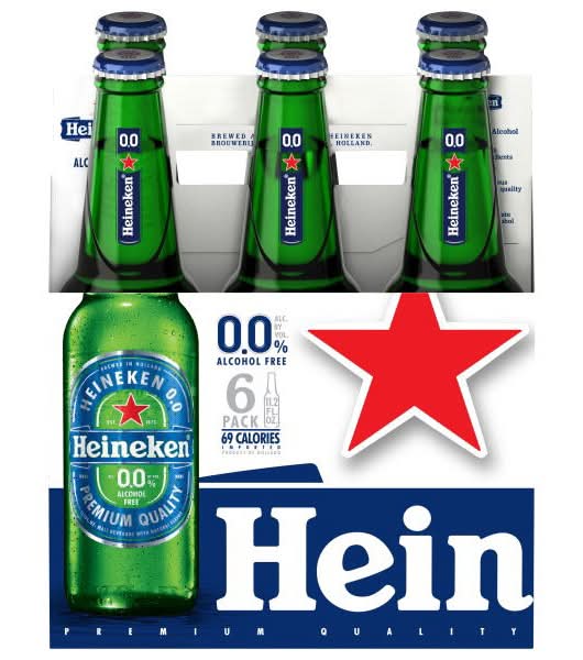 Heineken 00 Beer Non-Alcoholic 6/11.2oz bottles