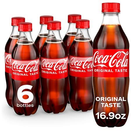 Coca-Cola Original Taste Soda (6 x 16.9 fl oz)