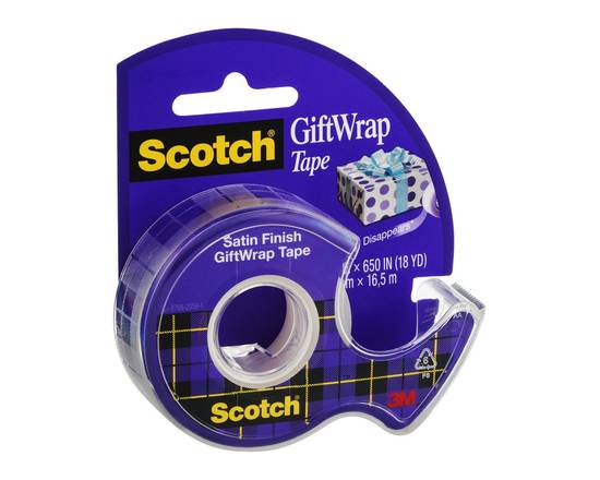 Scotch · Satin Finish Gift Wrap Tape 18 yards (1 roll)