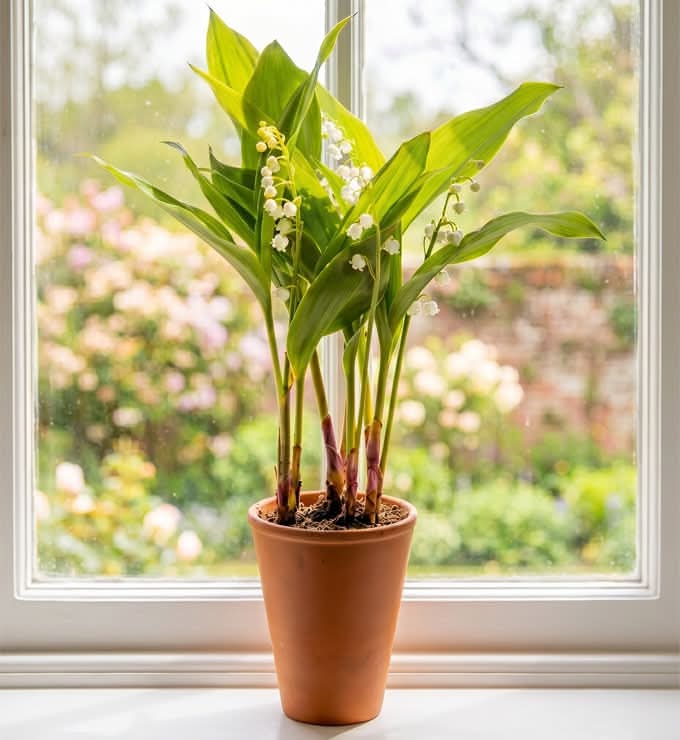 Muguet en pot