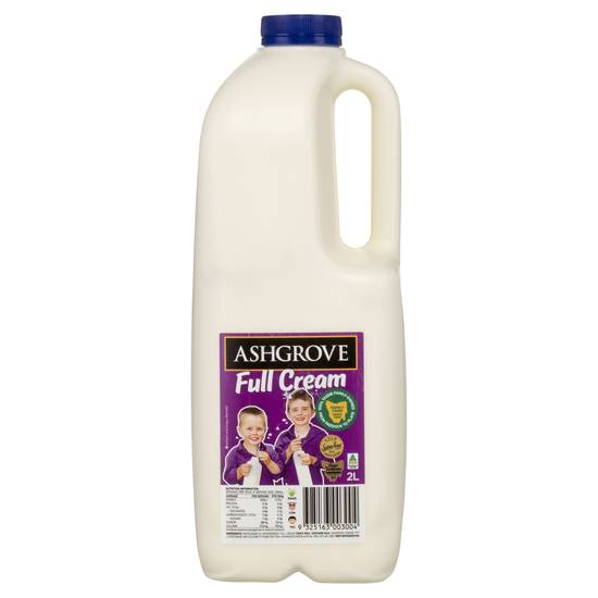 Ashgrove Full Cream Milk 2L