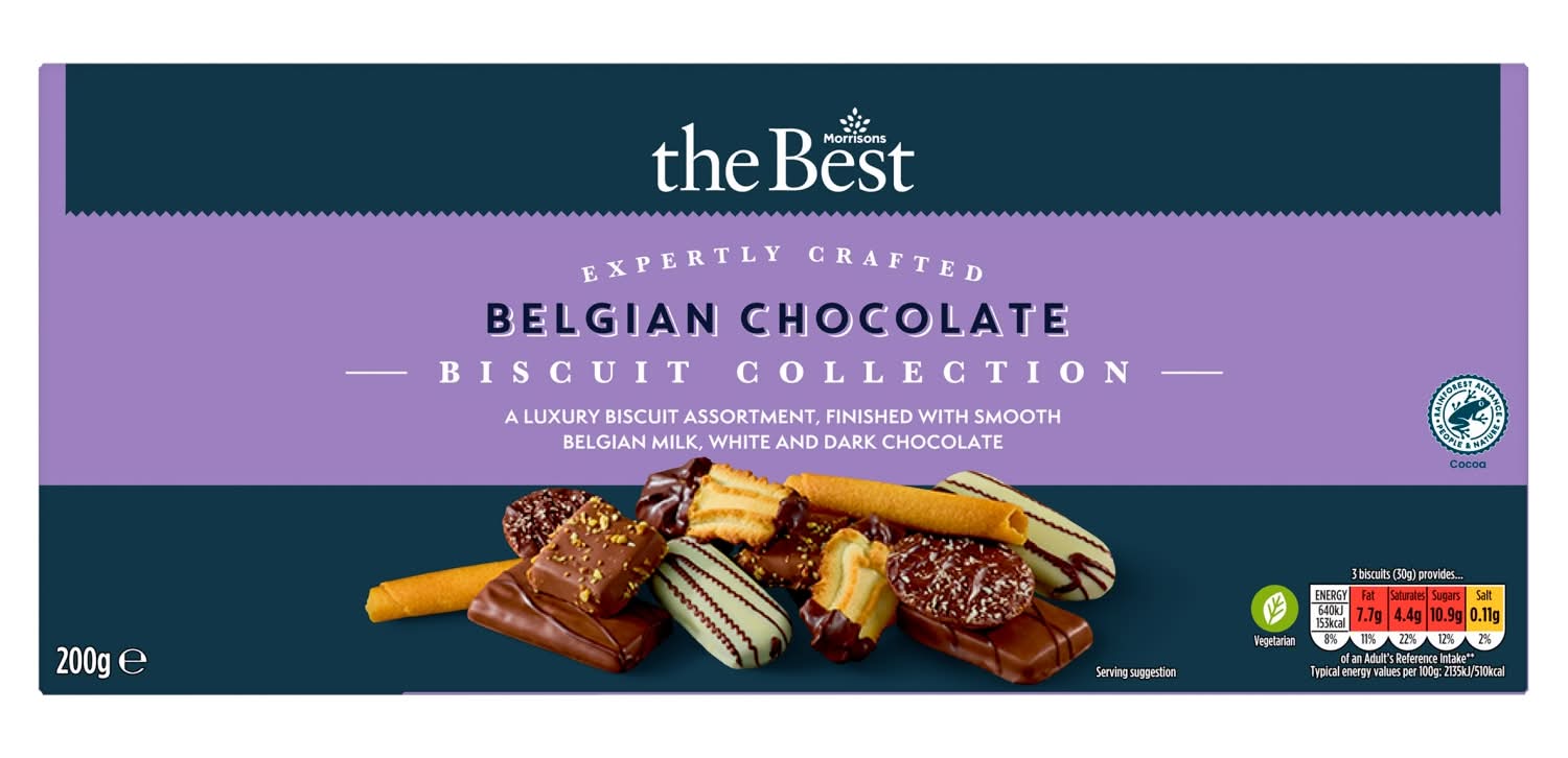 Morrisons The Best Belgian Biscuit Chocolate Assortment 200g