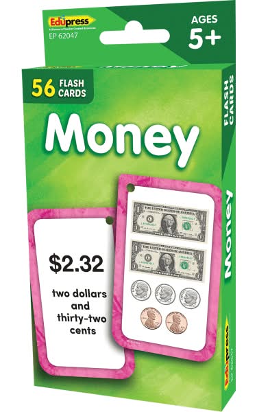 Teacher Created Resources 56-Piece Money Flash Card Set