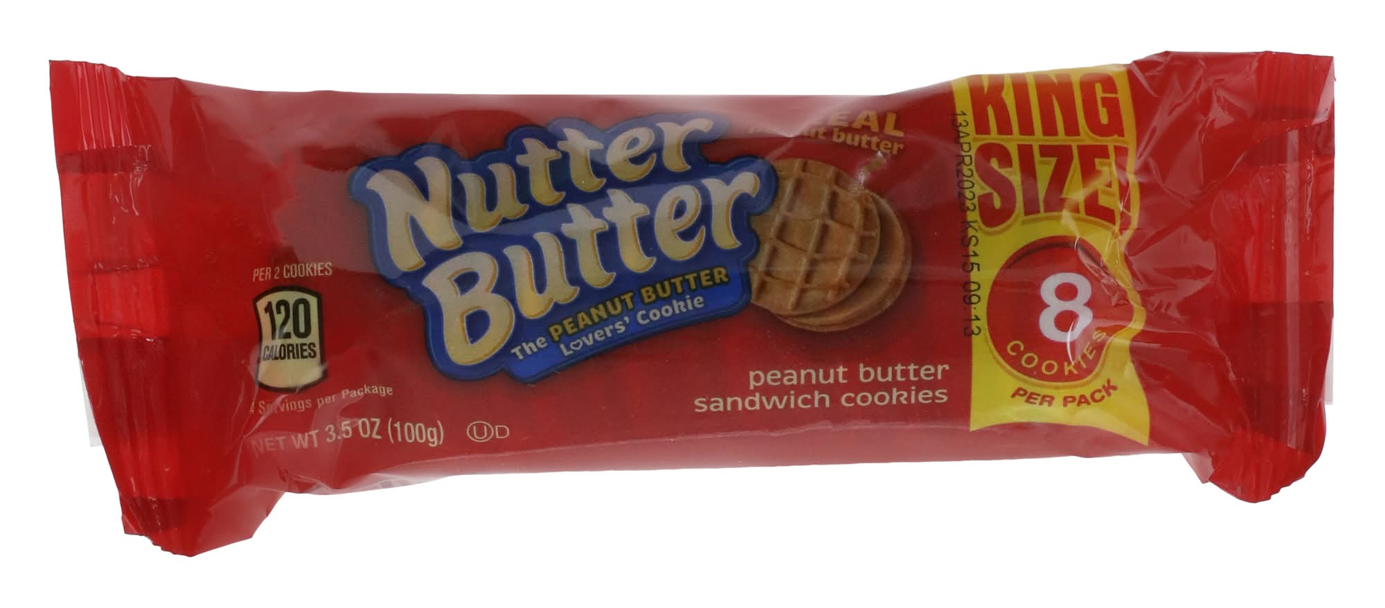 Nutter Butter® King Size Peanut Butter Cookies 8-Count