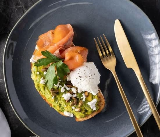 Smoked Salmon Light Breakfast