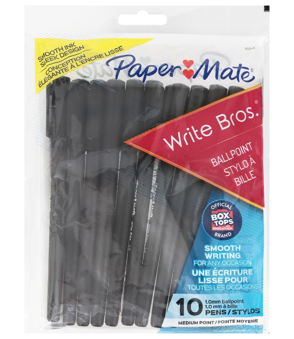 Paper Mate Medium Point Ballpoint Pens (10 ct)
