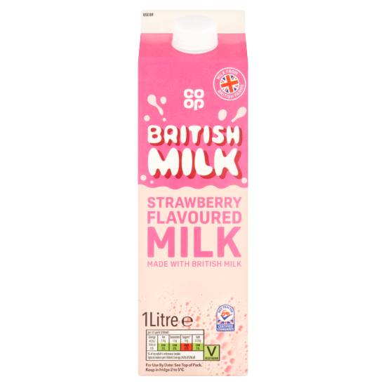 Co-Op Strawberry Milk 1 Litre