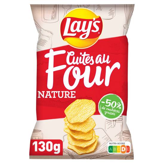 Lay's - Chips de pommes de terre les cuites au four nature