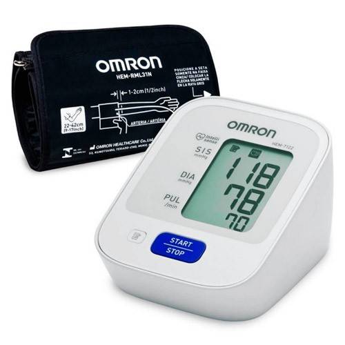 Omron monitor de pressão arterial automático hem-7122 (1 unidade)