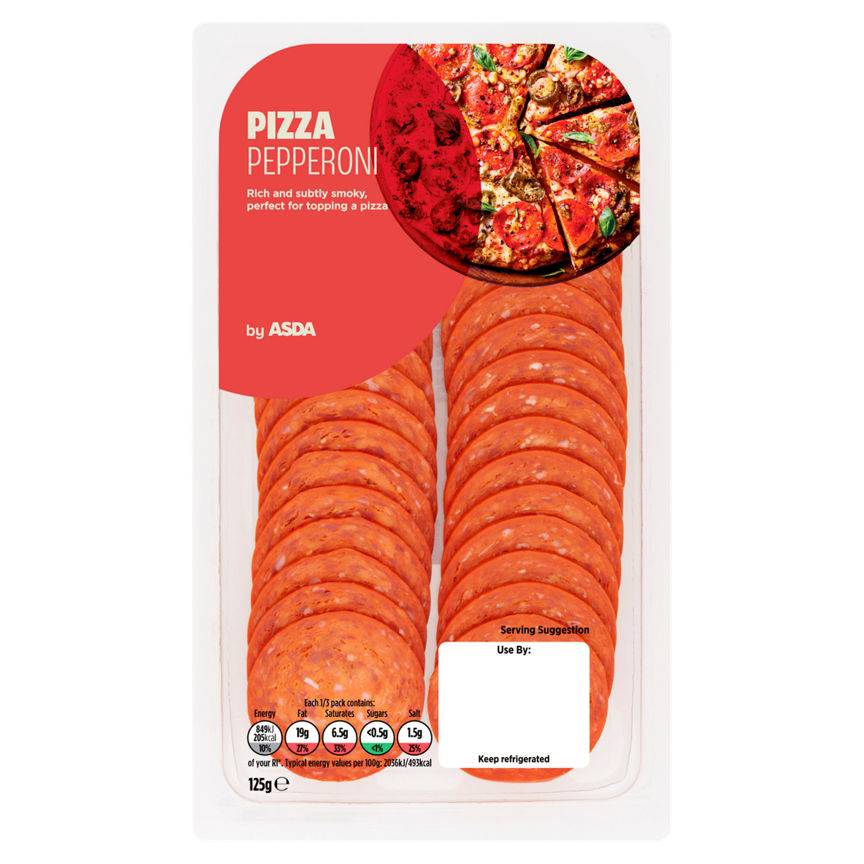 ASDA Pizza Pepperoni (125g)