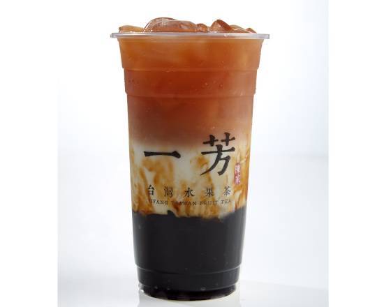 Brown Sugar Pearl Black Tea Latte 黑糖粉圓鮮奶茶