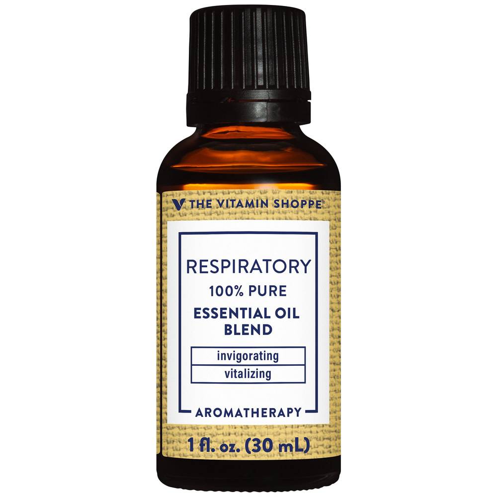 Respiratory Essential Oil Blend - Invigorating & Vitalizing Aromatherapy (1 Fl. Oz.)